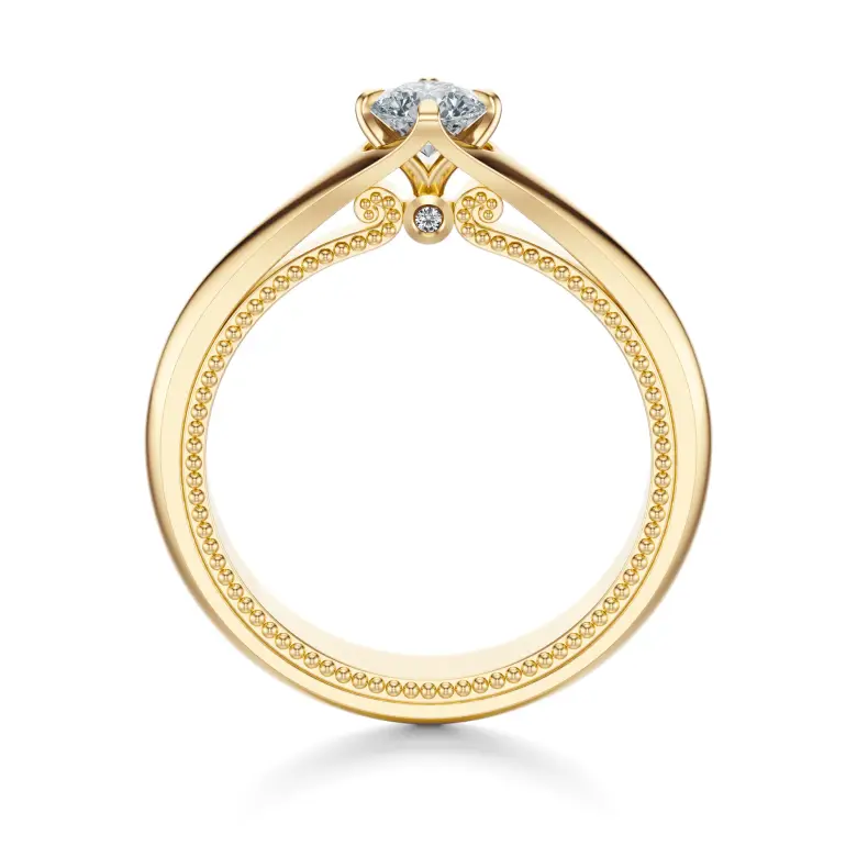 Pierścionek zaręczynowy z diamentami AJPZ_134